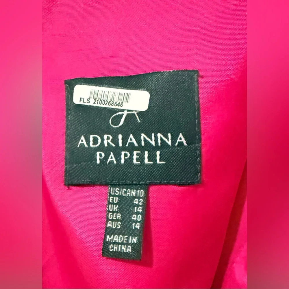 Adrianna Papell Vibrant Pink Formal women’s Dress - Picture 5 of 5